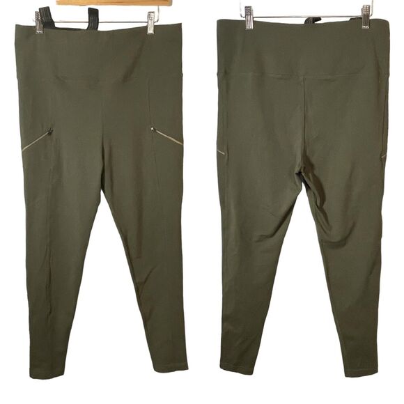 UnderTech Undercover Womens Original Concealment Leggings Green Khaki Size XXL - Picture 1 of 7